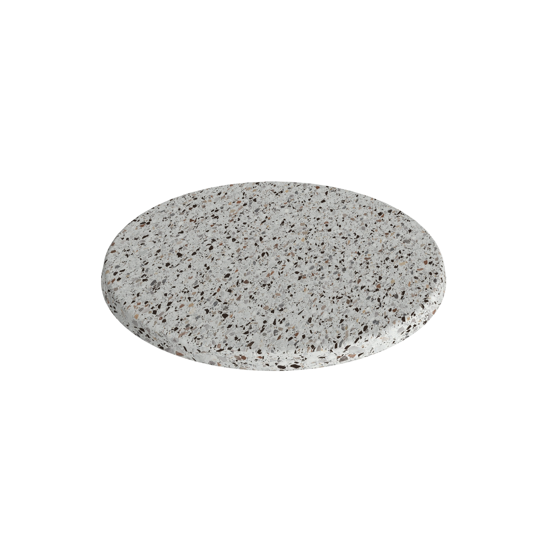 Terrazzolook bordplade rund - ø70 cm Terrazzolook bordplade rund - ø70 cm