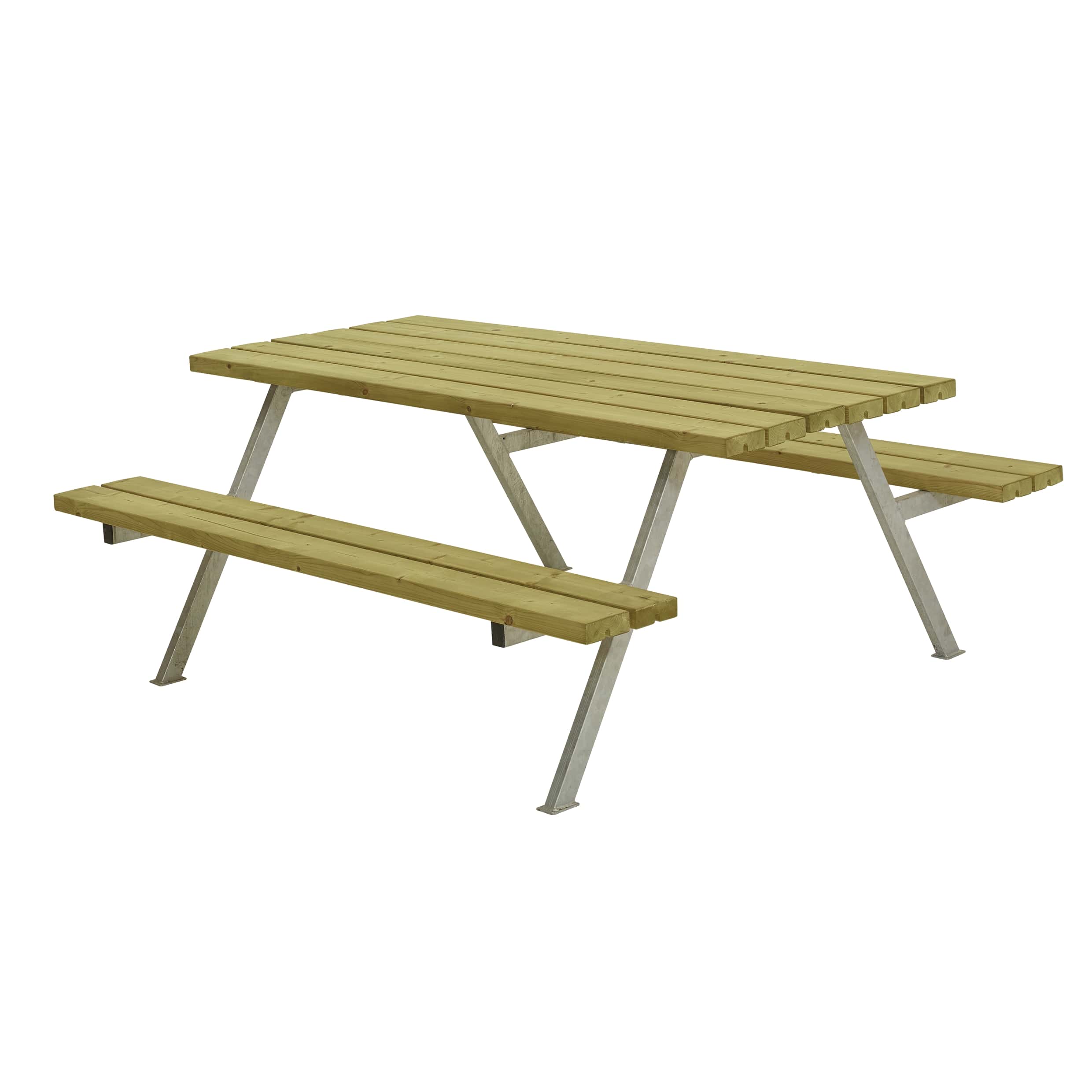Alpha Bord/Bænkesæt 177x161x73cm - Træfarve Alpha Bord/Bænkesæt 177x161x73cm - Træfarve