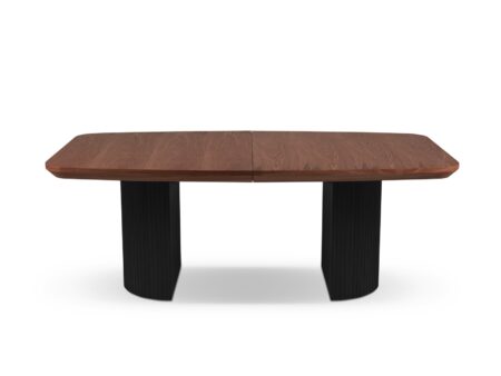 MICADONI Mana spisebord, m. 2 tillægsplader - brun træ (200/300x110x75)