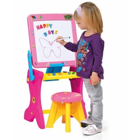 Moltó magnetisk skrivebord med whiteboard - Pink