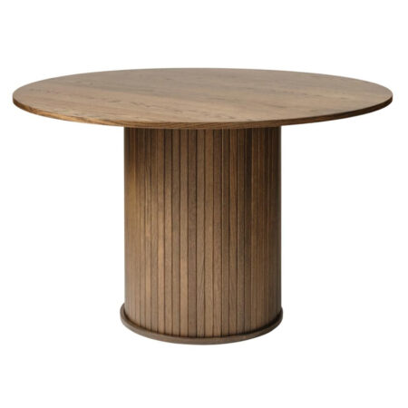 Nola spisebord ø120cm Røget eg finer