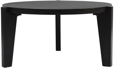 Rundt sofabord loungebord House Doctor Bali Ø80 x H40 cm sort mangotræ