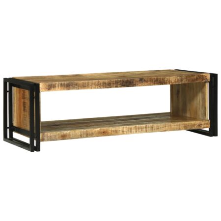Sofabord Brun 120 x 50 x 38 cm Massivt ru mangotræ