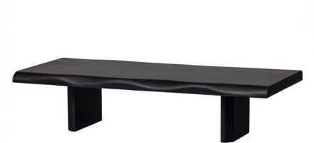 Sofabord WOOOD Exclusive Cali loungebord mangotræ mat sort H28 x B120 x D55 cm