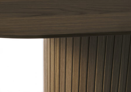 UNIQUE FURNITURE Nola spisebord, m. tillægsplade, oval - røgfarvet egetræ (95x180-230)