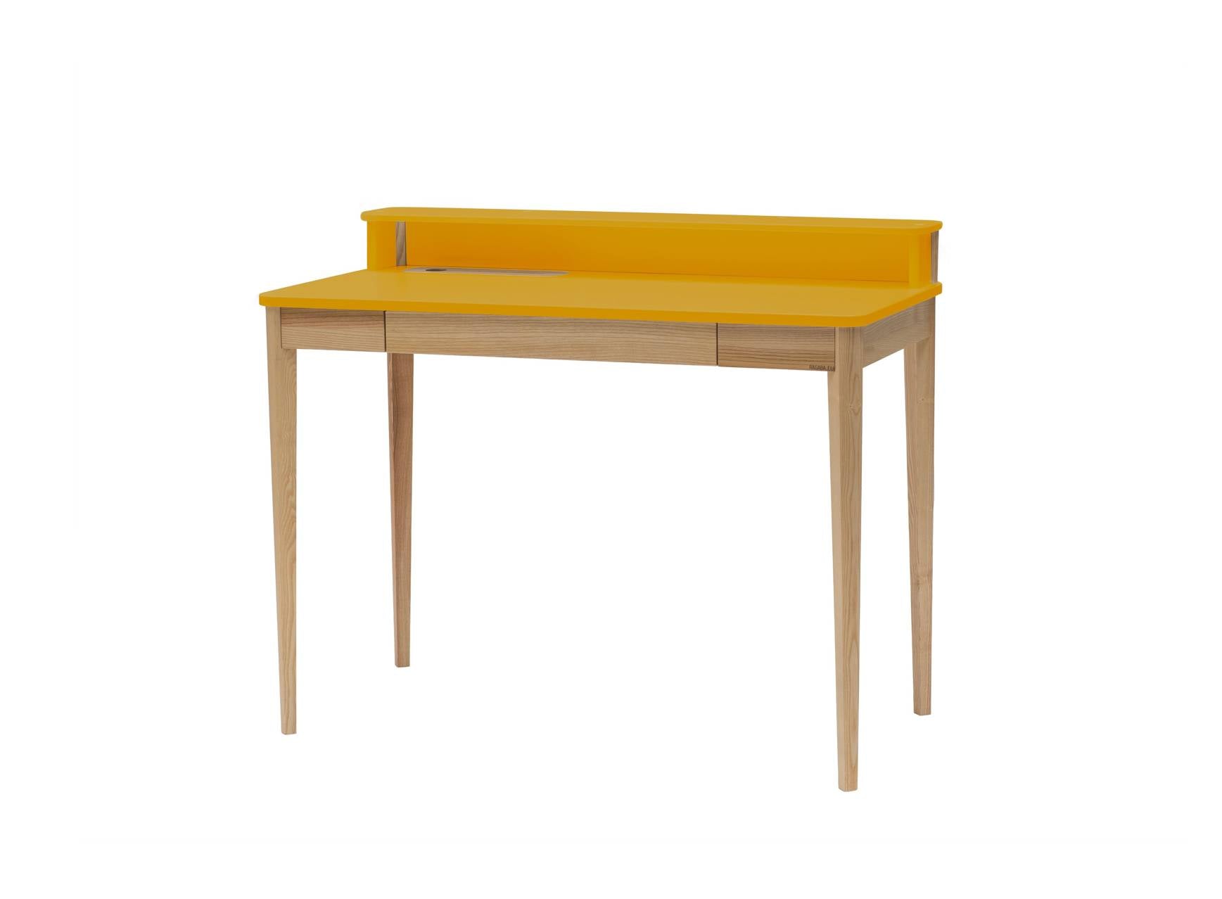 ASHME Skrivebord B 110 x D 56 x H 75 cm - Gul ASHME Skrivebord B 110 x D 56 x H 75 cm - Gul
