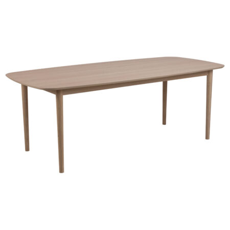 Aston spisebord 100x210cm eg finer hvidpigmenteret