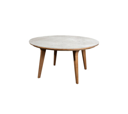 CANE-LINE ASPECT SPISEBORD M/ GRÅ BORDPLADE - TEAK 144
