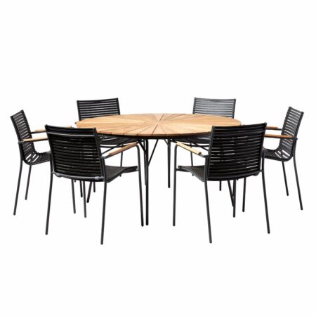 CINAS ORIGINAL ELLEN BORD/STOLE TEAK/MAT ANTRACIT - 150