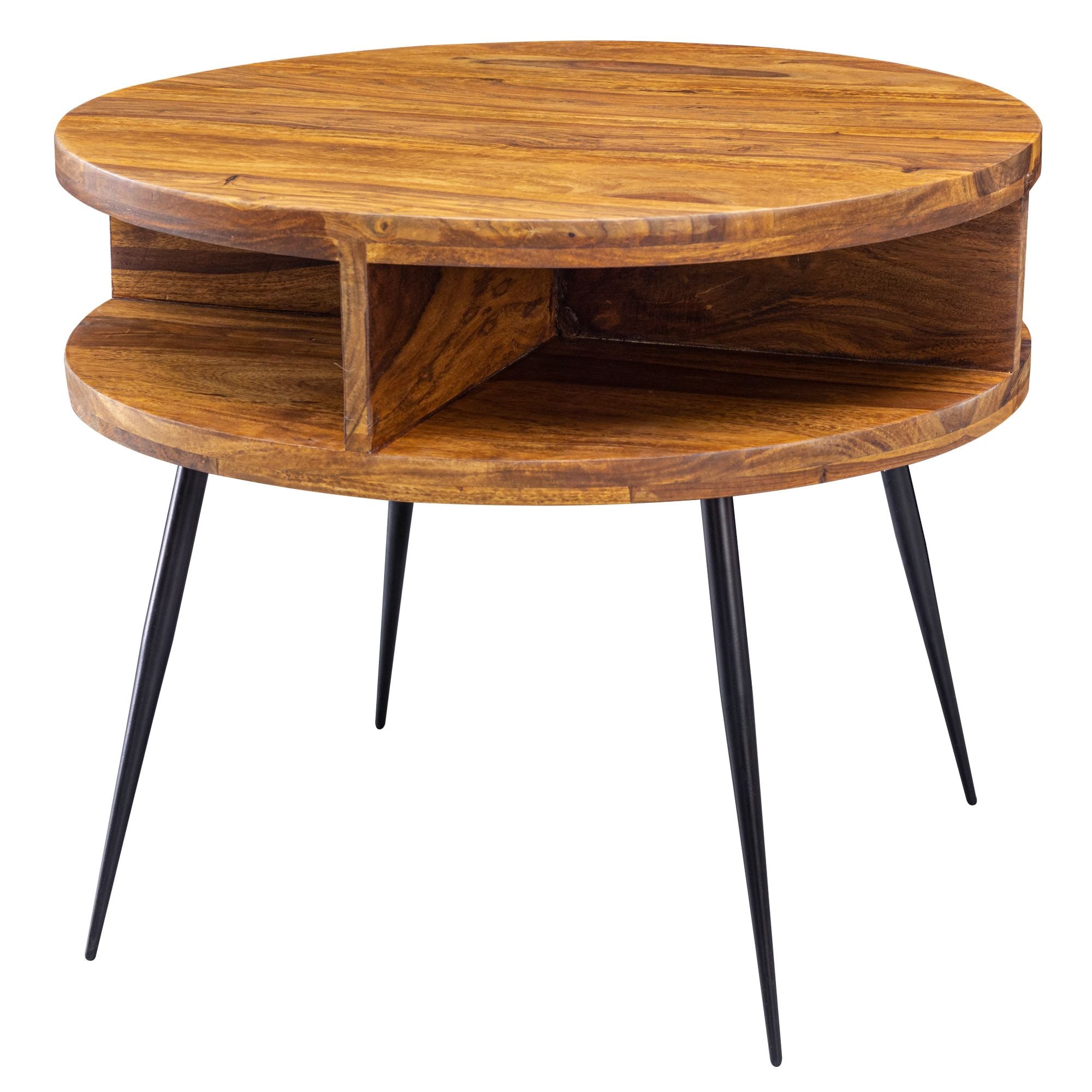 Håndlavet sofabord i FSC®-certificeret mangotræ, D60 cm Håndlavet sofabord i FSC®-certificeret mangotræ, D60 cm