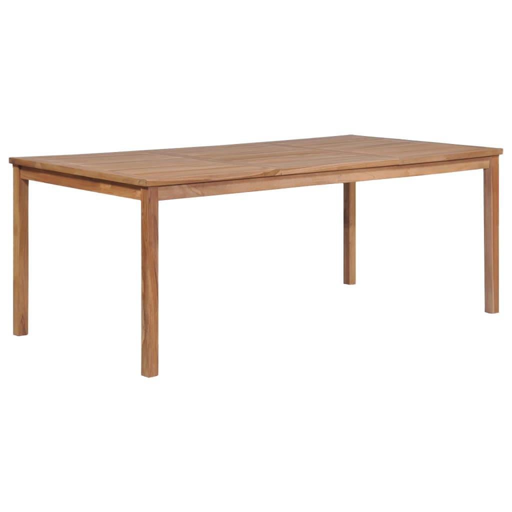 Havebord 200x100x77 cm massivt teaktræ Havebord 200x100x77 cm massivt teaktræ