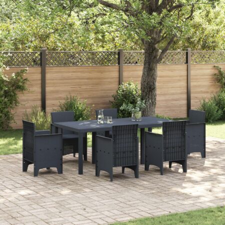 Havemøbel Bord Antracit 200 x 100 x 73 cm polyrattan