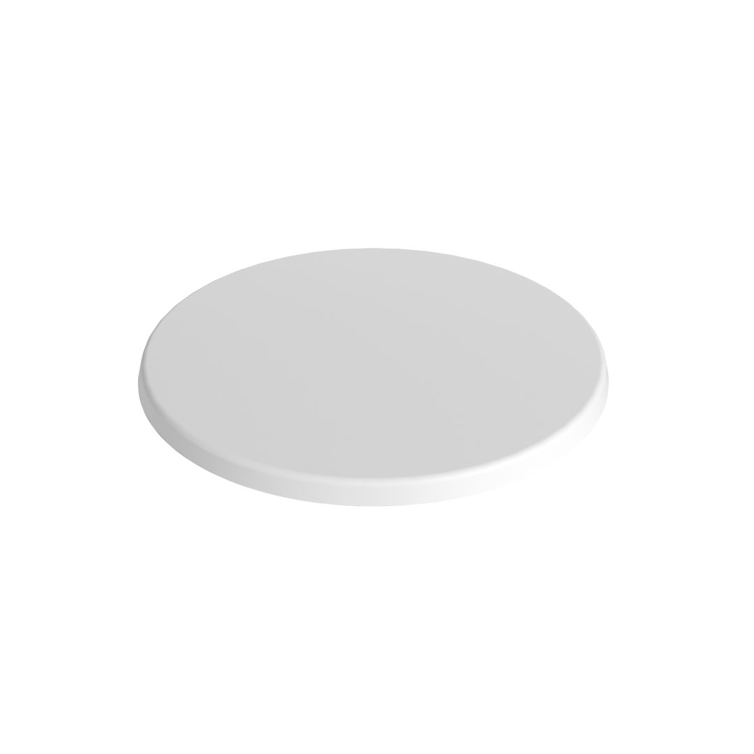Hvid bordplade rund - ø70 cm Hvid bordplade rund - ø70 cm