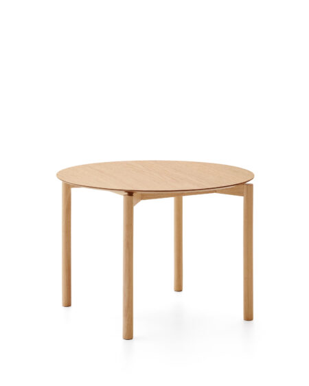 KAVE HOME Indara spisebord, rund - natur askefiner (Ø110)