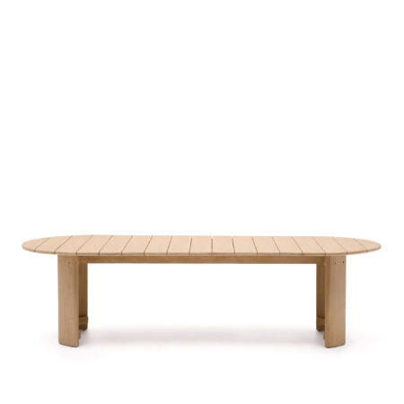 KAVE HOME Xoriguer havebord, oval - natur eukalyptustræ (280x110)