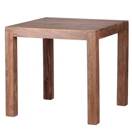 Kvadratisk spisebord i smukt akacietræ, FSC®-certificeret, B80xL80xH76cm