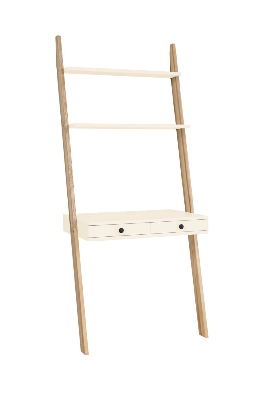 LENO Stigehylde Skrivebord 79x183cm Kridthvid LENO Stigehylde Skrivebord 79x183cm Kridthvid