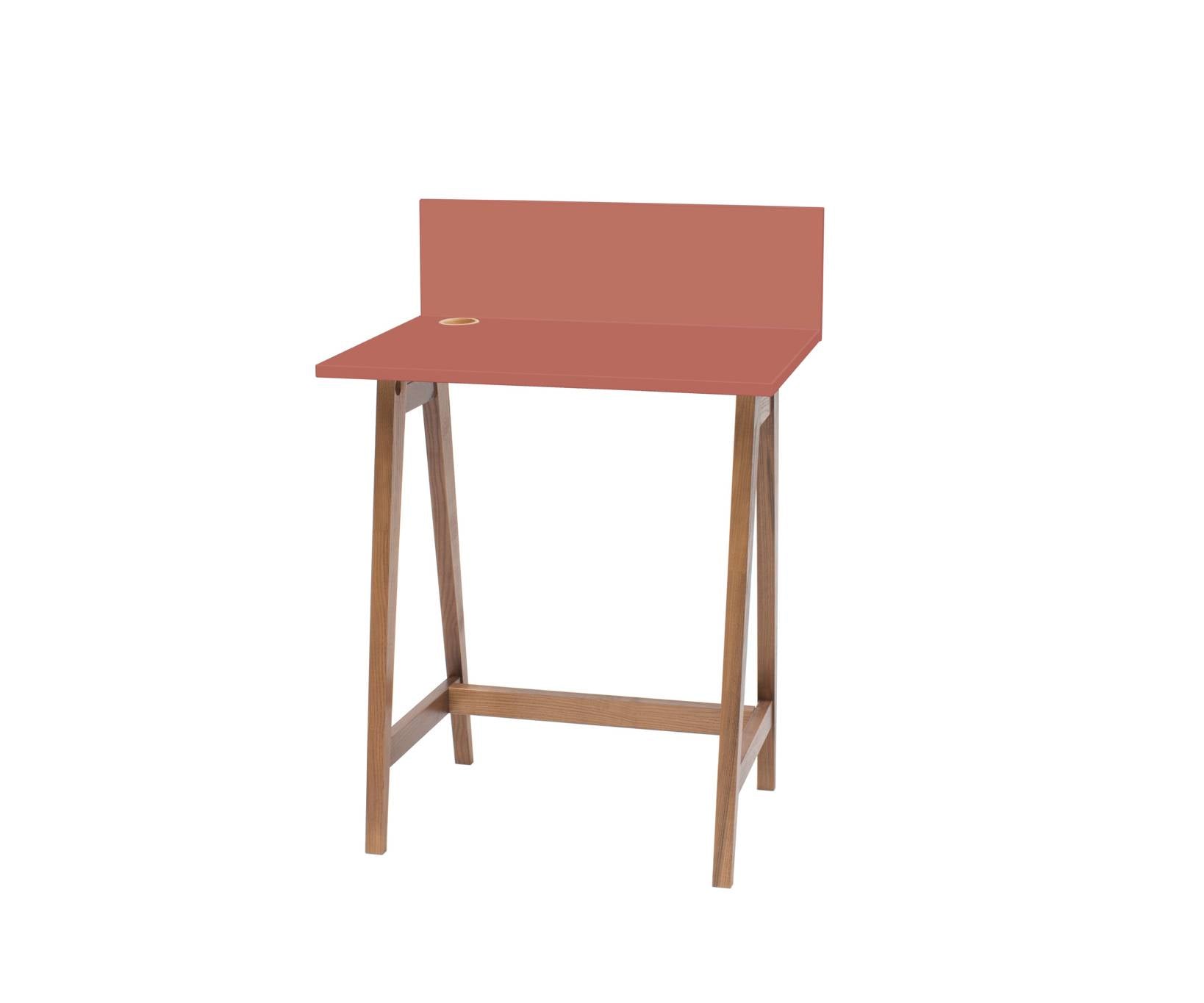 LUKA Asketræ Skrivebord 65x50cm Antik pink LUKA Asketræ Skrivebord 65x50cm Antik pink