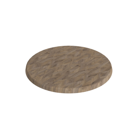 Lys Parket bordplade rund - ø70 cm