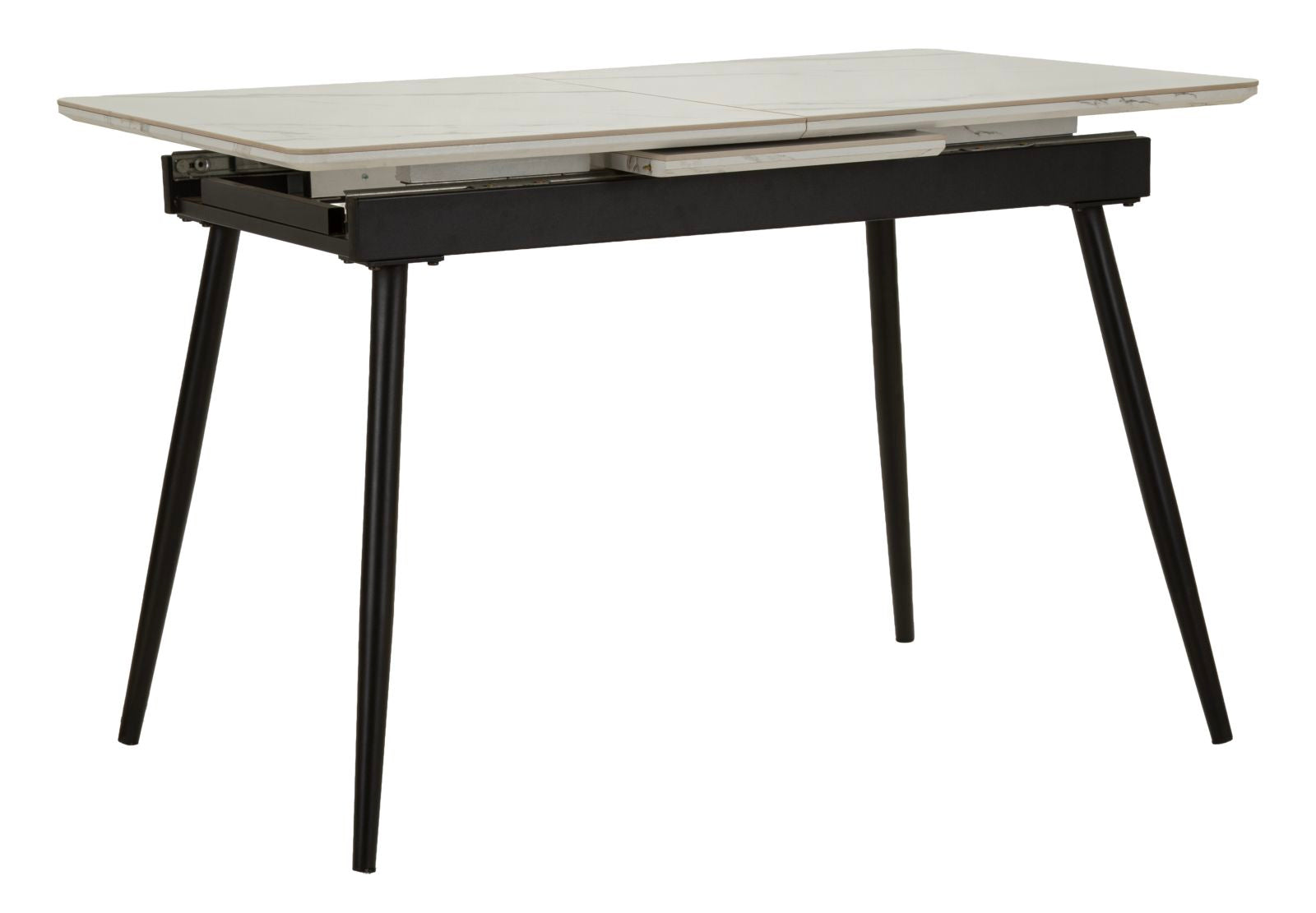 MATT DINING TABLE - Spisebord med udtræk (120 x 80 x 75 cm / 155 x 80 x 75 cm) MATT DINING TABLE - Spisebord med udtræk (120 x 80 x 75 cm / 155 x 80 x 75 cm)