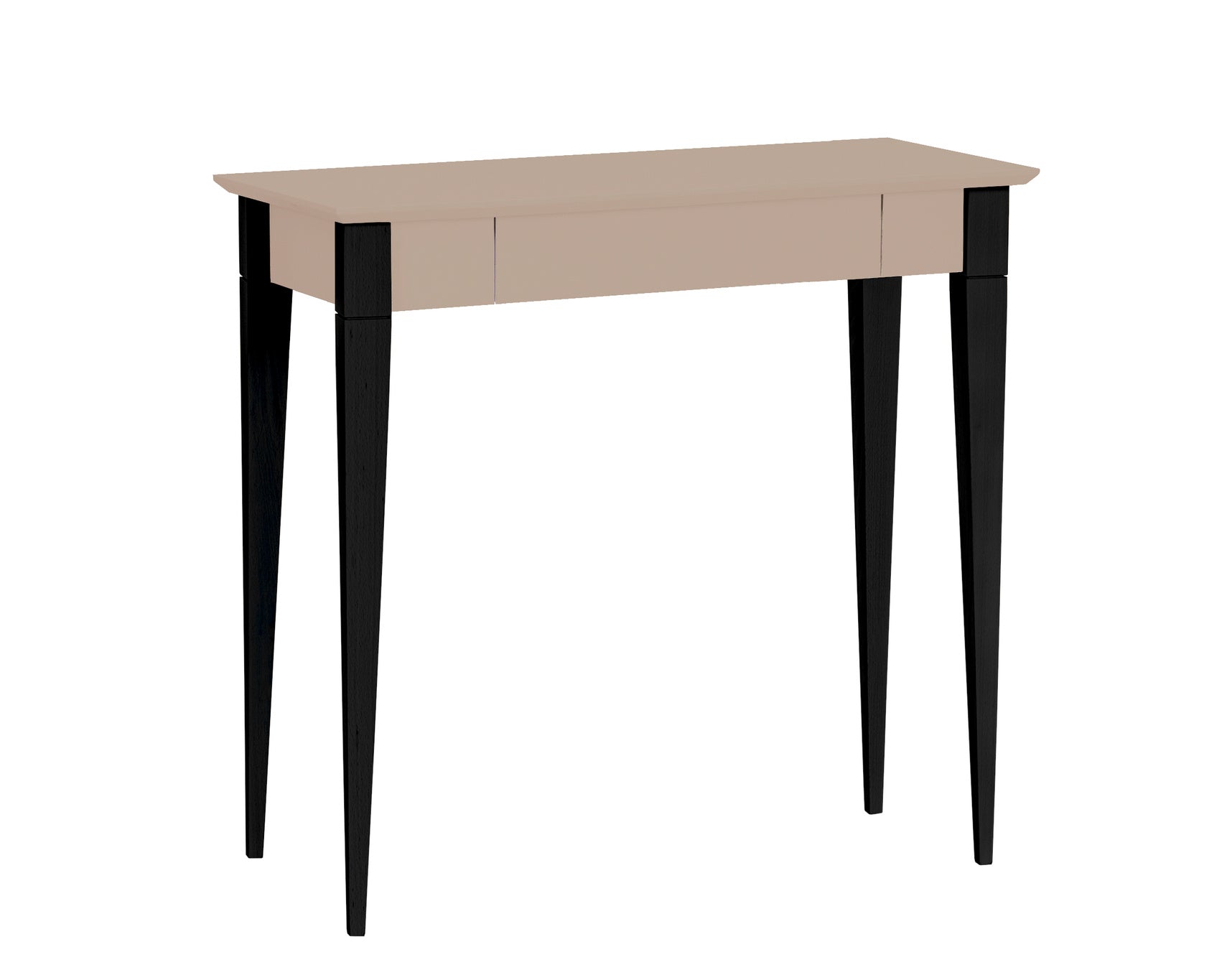 MIMO Skrivebord 85x40cm Sorte Ben Brun Beige MIMO Skrivebord 85x40cm Sorte Ben Brun Beige