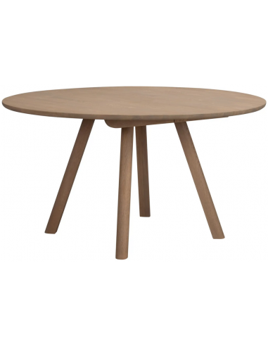Rowico Clapperton rundt spisebord i egetræ Ø140 cm - Sand