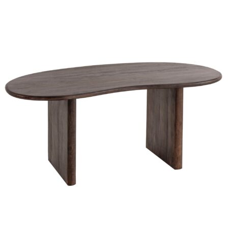 Skrivebord 180x90x75 cm akacie massivt træ computerbord retro
