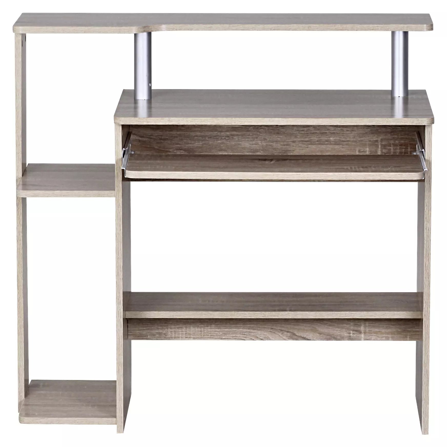 Skrivebord / computerbord med tastaturforlænger, 94 x 90 x 48 cm , sonoma eg naturfarvet Skrivebord / computerbord med tastaturforlænger, 94 x 90 x 48 cm , sonoma eg naturfarvet