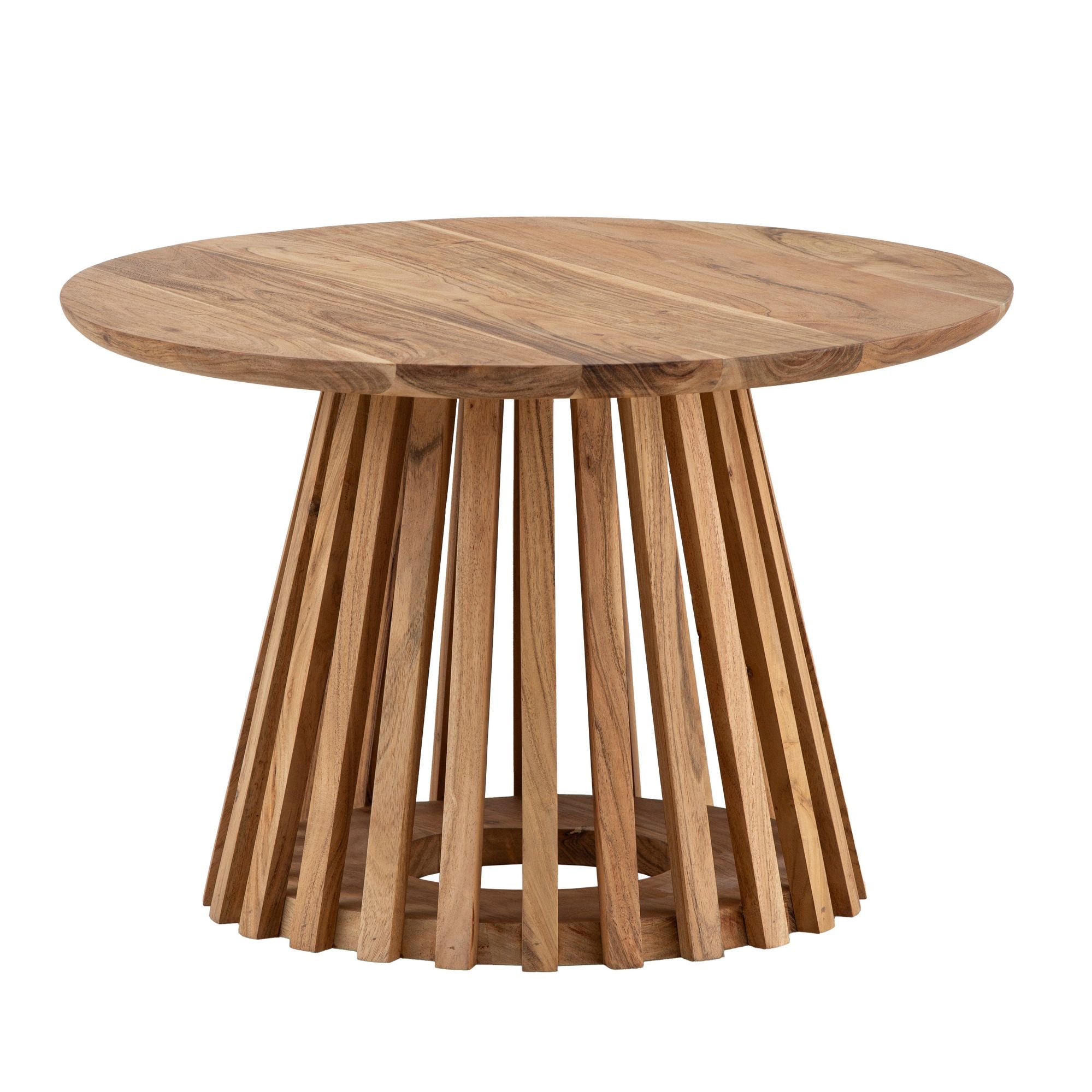 Sofabord 60x60x40 cm akacie massivt træ lysebrunt rundt sofabord Sofabord 60x60x40 cm akacie massivt træ lysebrunt rundt sofabord