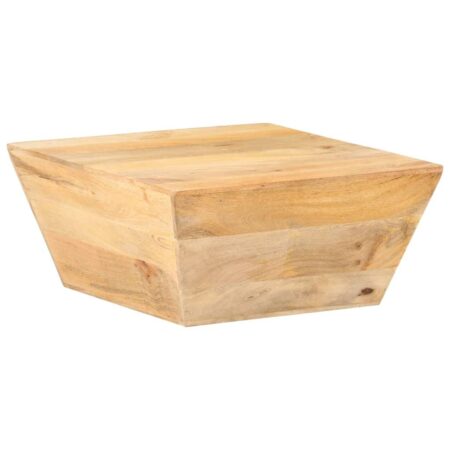 Sofabord 66x66x30 cm V-facon massivt mangotræ