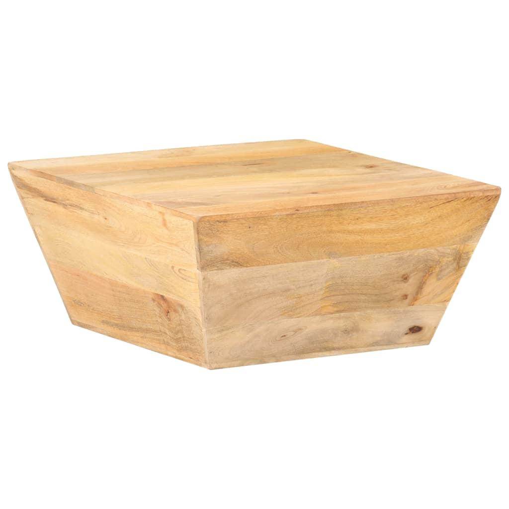 Sofabord 66x66x30 cm V-facon massivt mangotræ Sofabord 66x66x30 cm V-facon massivt mangotræ