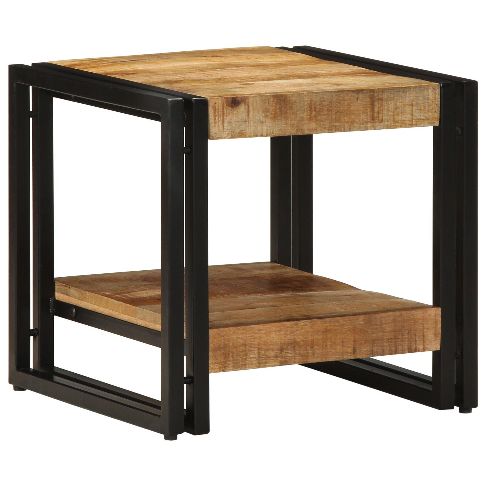 Sofabord Brun 40 x 40 x 38 cm Massivt mangotræ Sofabord Brun 40 x 40 x 38 cm Massivt mangotræ