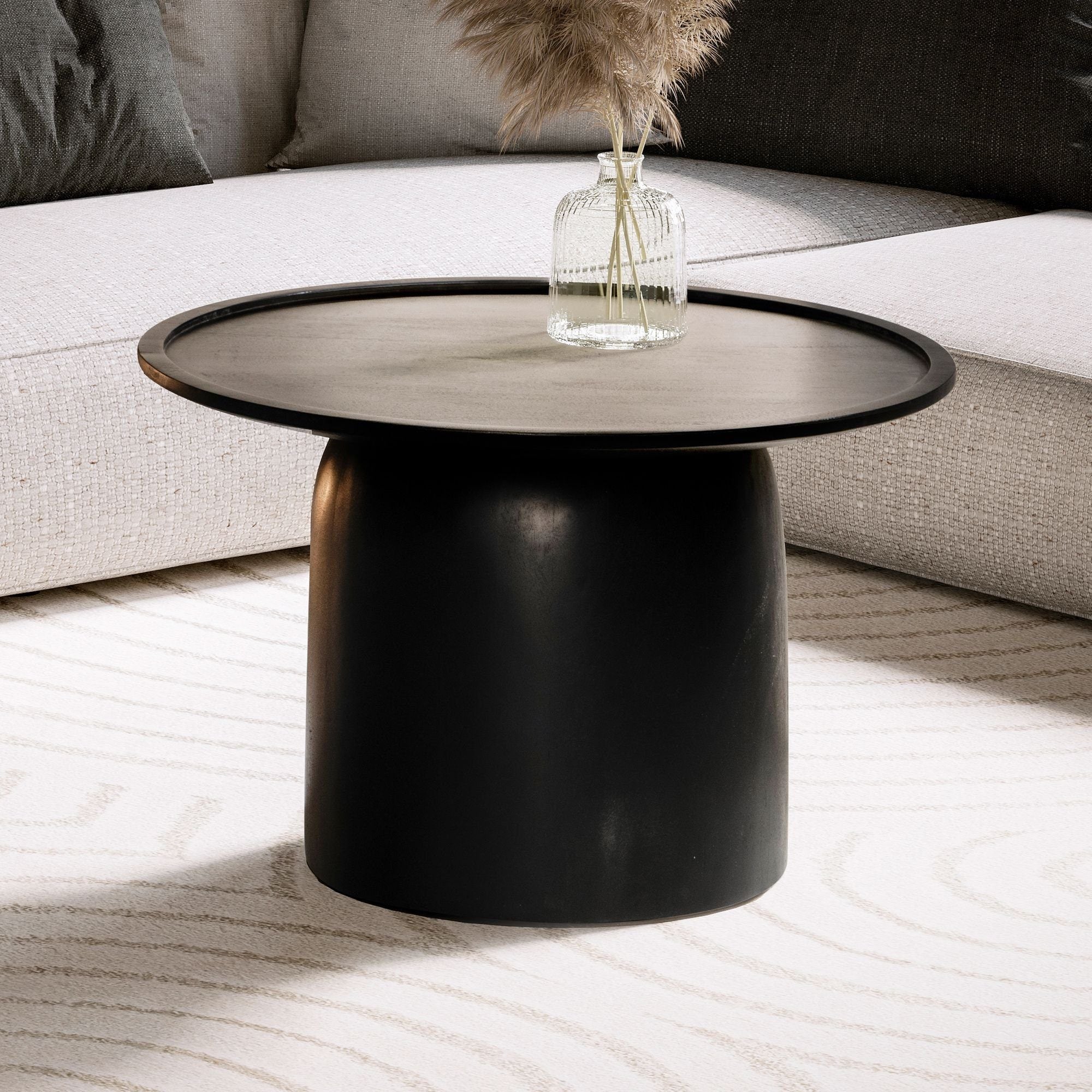 Sofabord - Elegant Design, Praktisk Funktion & Håndlavet Kvalitet, 60x60x40 cm, sort Sofabord - Elegant Design, Praktisk Funktion & Håndlavet Kvalitet, 60x60x40 cm, sort