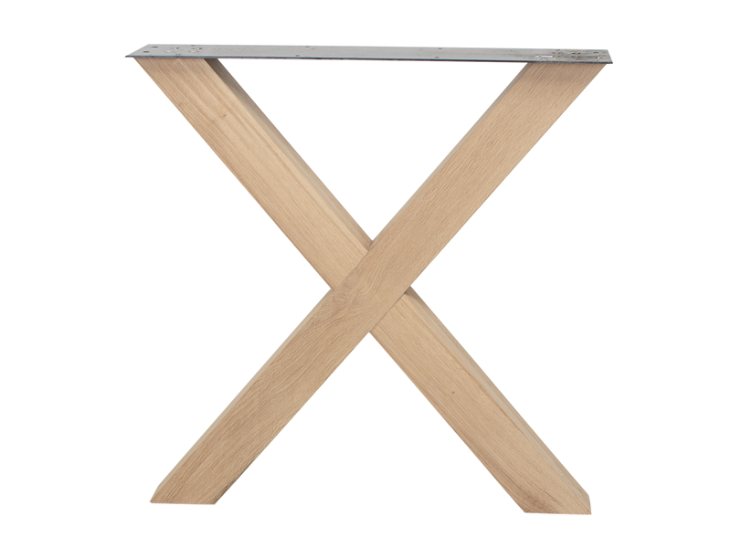 Understel til plankebord House of Sander X-base egetræ grå H71xL69xB15xD8 cm Understel til plankebord House of Sander X-base egetræ grå H71xL69xB15xD8 cm