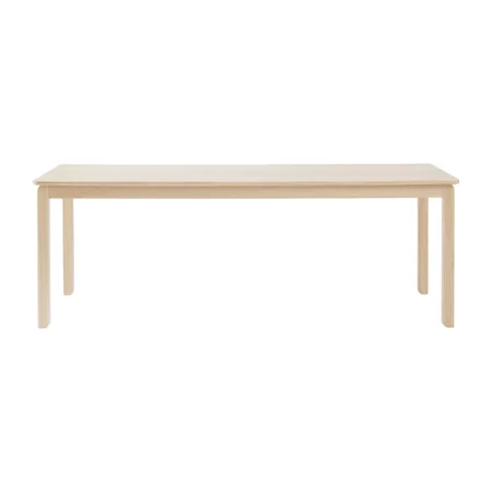 1898 Alfred spisebord 90x220 cm Hvidpigmenteret eg