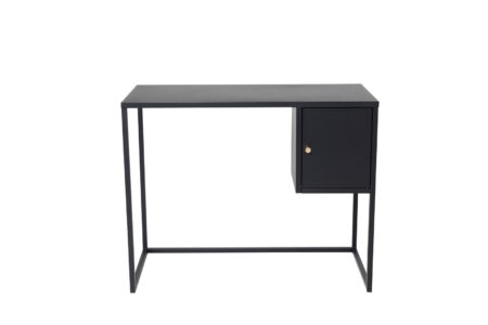 Bakal skrivebord 1 låge sort