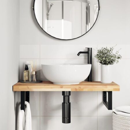 Bordplade 100x40x4 cm rektangulær massivt akacietræ