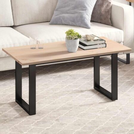 Bordplade 100x50x1,7 cm rektangulær massivt fyrretræ