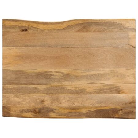 Bordplade 110x80x2,5 cm naturlig kant massivt mangotræ