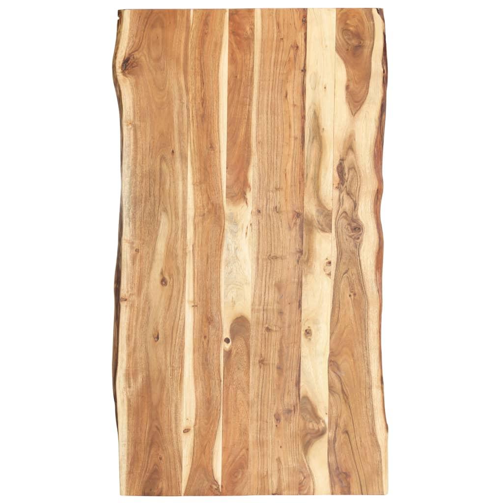 Bordplade 118x(50-60)x3,8 cm massivt akacietræ Bordplade 118x(50-60)x3,8 cm massivt akacietræ