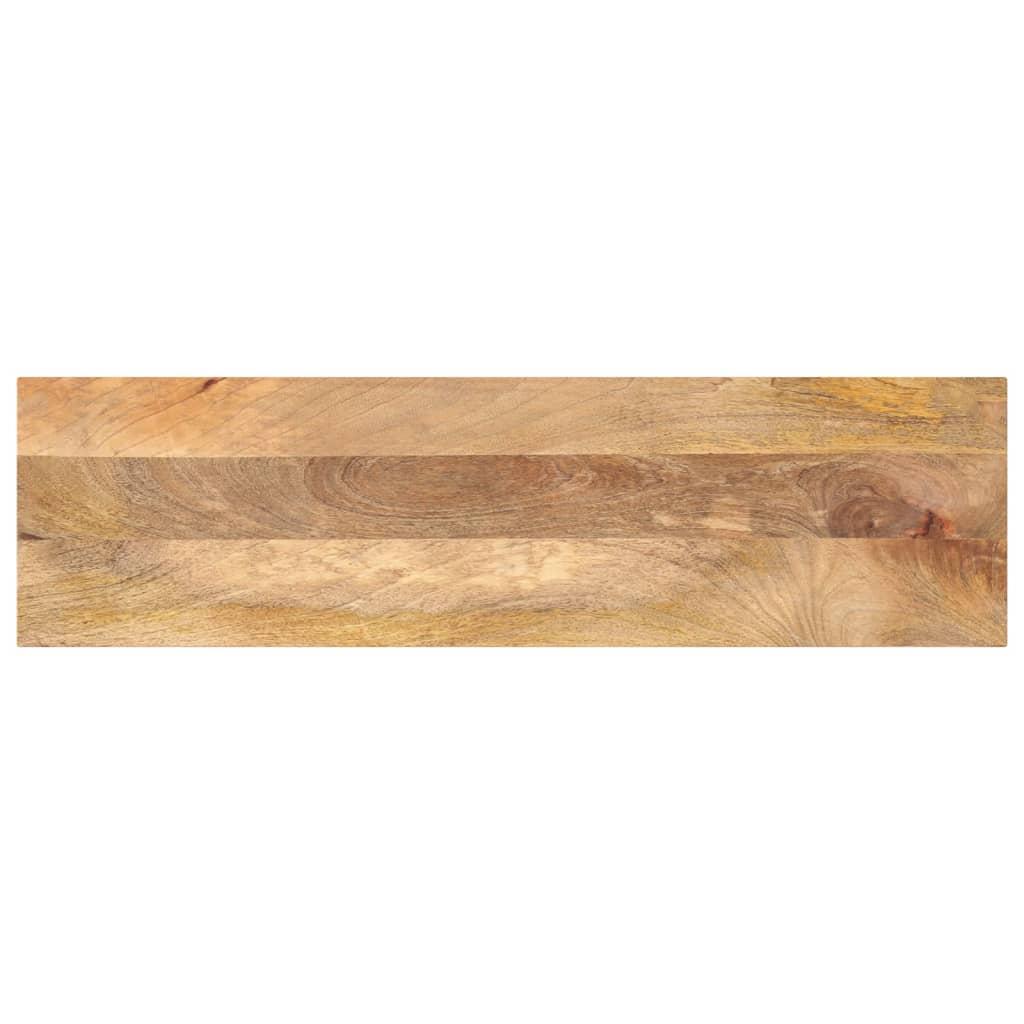 Bordplade 120x40x2,5 cm rektangulær massivt mangotræ Bordplade 120x40x2,5 cm rektangulær massivt mangotræ