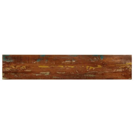 Bordplade 140x40x2,5 cm rektangulær massivt genbrugstræ