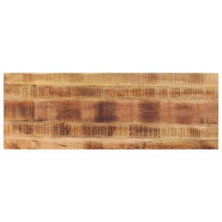 Bordplade 140x50x3,8 cm rektangulær massivt ru mangotræ