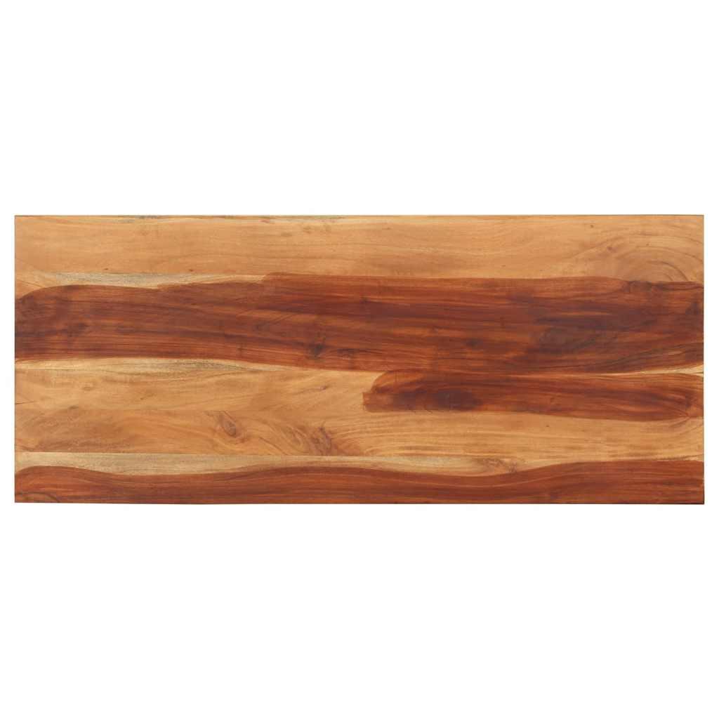 Bordplade 140x60x(2,5-2,7) cm massivt akacietræ Bordplade 140x60x(2,5-2,7) cm massivt akacietræ