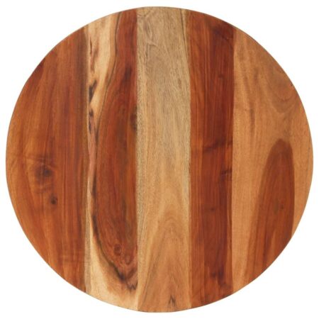Bordplade 15-16 mm 60 cm rund massivt akacietræ