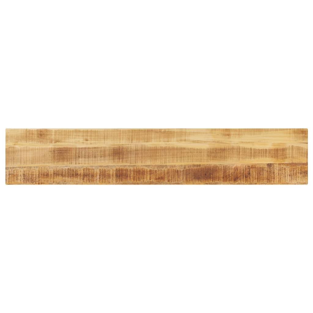 Bordplade 180x20x3,8 cm rektangulær massivt ru mangotræ Bordplade 180x20x3,8 cm rektangulær massivt ru mangotræ
