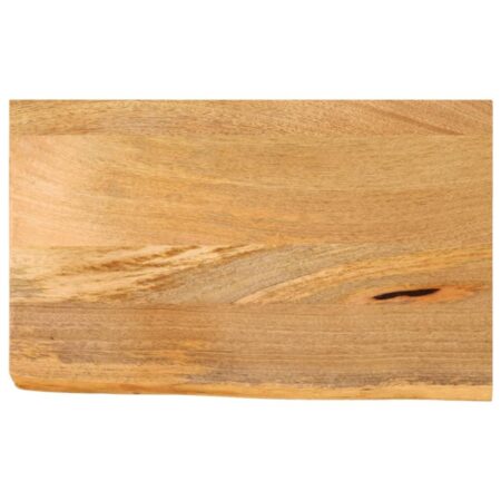 Bordplade 60x40x3,8 cm naturlig kant massivt mangotræ