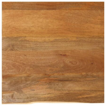 Bordplade 60x60x2,5 cm naturlig kant massivt mangotræ
