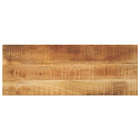 Bordplade 70x40x2,5 cm rektangulær massivt ru mangotræ