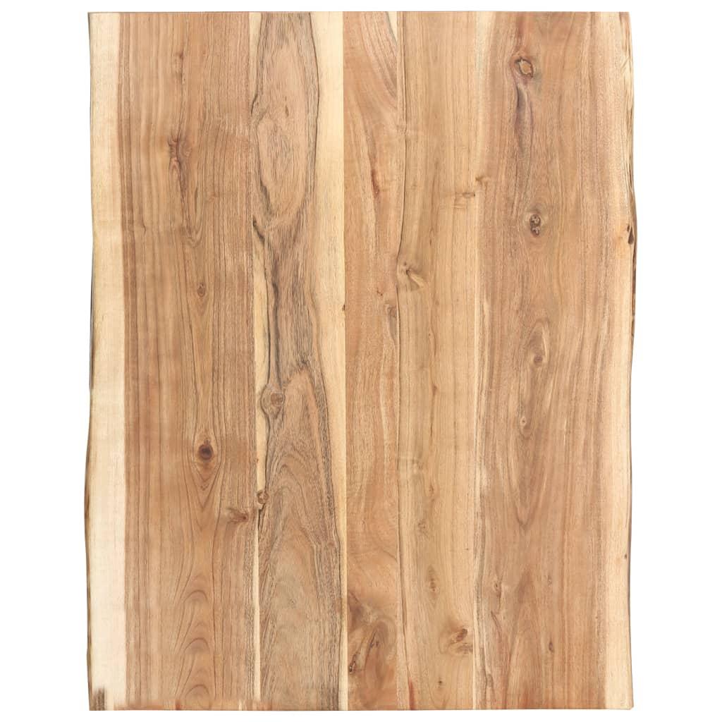 Bordplade 80x(50-60)x3,8 cm massivt akacietræ Bordplade 80x(50-60)x3,8 cm massivt akacietræ